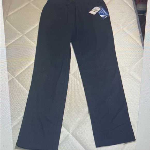NAUTICA GIRLS SCHOOL UNIFORM PANTS, ELASTIC WAISTBAND AND DRAWSTRING - Picture 1 of 9